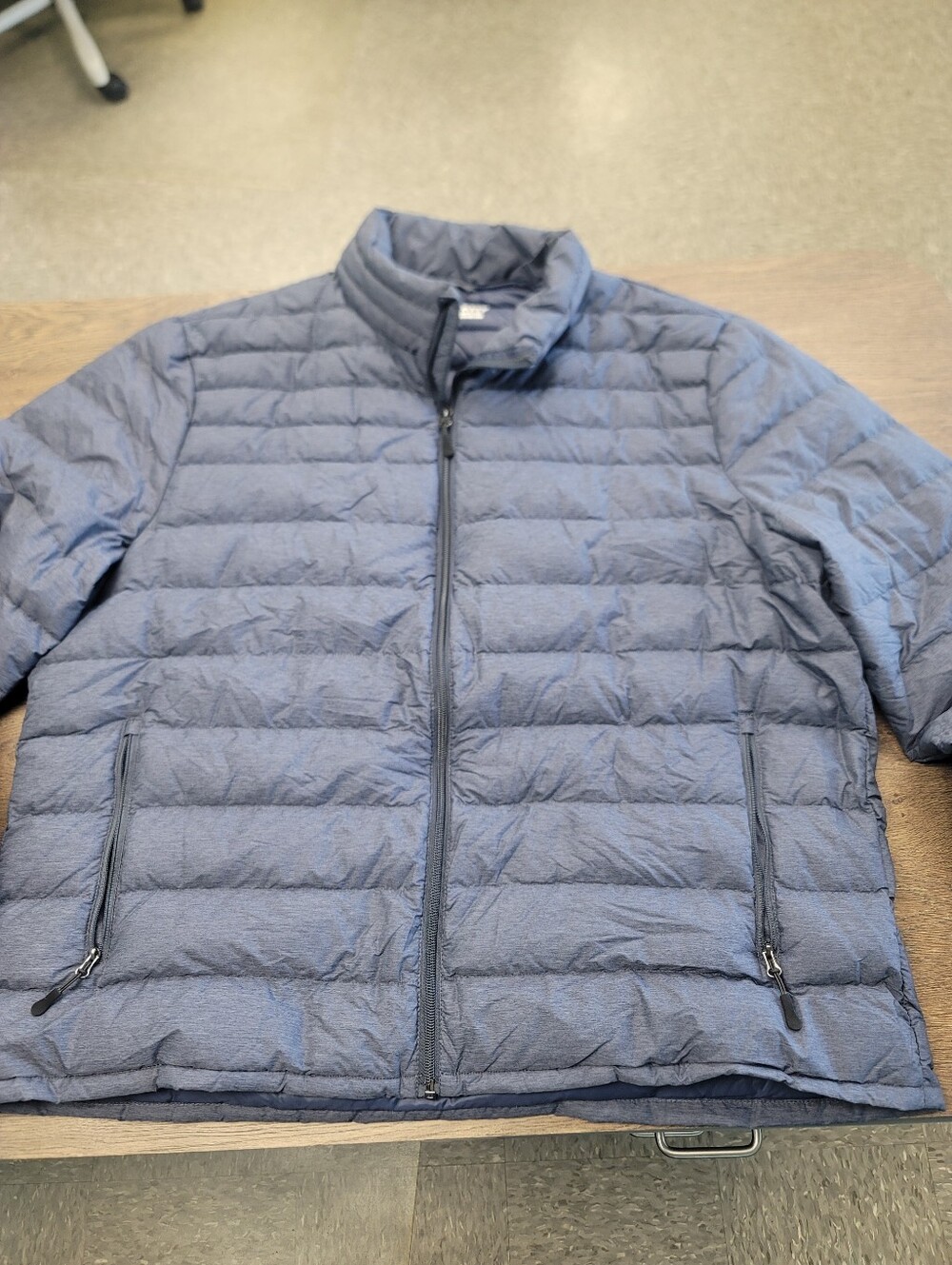 Heatkeep Navy Puffer Coat Jacket XXL
